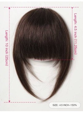 Human Hair Bangs OverHead Clip In Hair Extensions  Cut For Women In Air Bangs Da