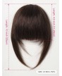 Human Hair Bangs OverHead Clip In Hair Extensions  Cut For Women In Air Bangs Da