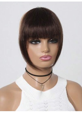 Human Hair Bangs OverHead Clip In Hair Extensions  Cut For Women In Air Bangs Da