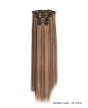 Clip in Hair Extensions, Hair Extensions Thick Long Lace Weft Lightweight Synthe