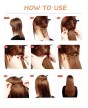Clip in Hair Extensions, Hair Extensions Thick Long Lace Weft Lightweight Synthe