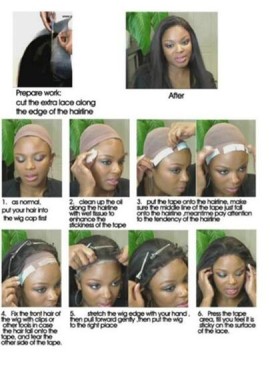 1pc Wig Tape Wig Extension Double Sided Tape Hair Tape - Choose Your Size