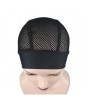 Headband Wig Cap With Wig Holder Band Black Wig Caps For Making Wigs Spandex Dom