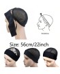 Headband Wig Cap With Wig Holder Band Black Wig Caps For Making Wigs Spandex Dom