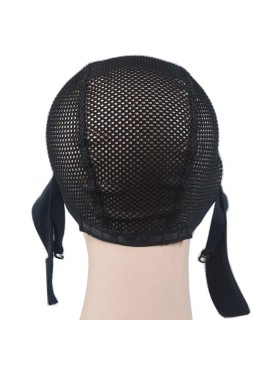 Headband Wig Cap With Wig Holder Band Black Wig Caps For Making Wigs Spandex Dom