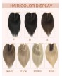 Hair Toppers for Women 100% Real Human Hair Toppers 12 Inch Hair Extensions Clip