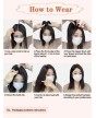 Hair Toppers for Women 100% Real Human Hair Toppers 12 Inch Hair Extensions Clip