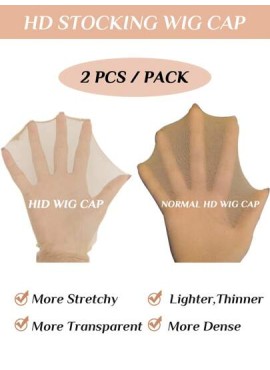 6 pieces ( 3 packages)Wig Cap Caps - Choose Your Size