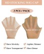 6 pieces ( 3 packages)Wig Cap Caps - Choose Your Size