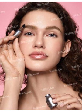 SHEGLAM Brow-Fection Angled Brush & Dip-Taupe Hair-Like Strokes Liquid Eyebrow G
