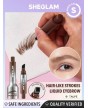 SHEGLAM Brow-Fection Angled Brush & Dip-Taupe Hair-Like Strokes Liquid Eyebrow G